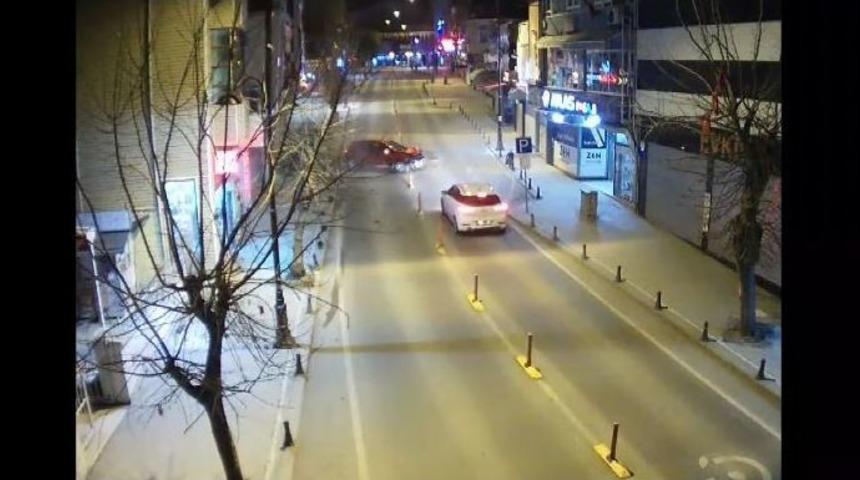 Tekirdağ Ve Edirne&rsquo;deki Trafik Kazaları Şehir Polis Kamerasında