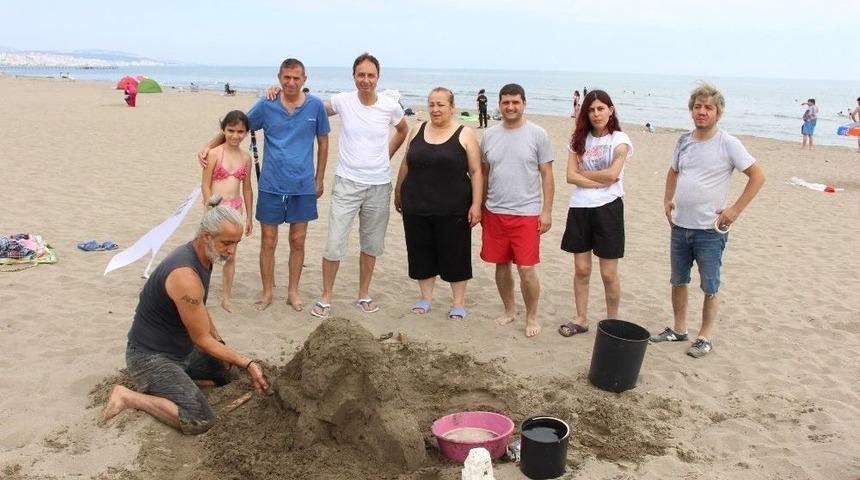 Atakum&rsquo;da &rsquo;kumdan Heykel Etkinliği&rsquo;