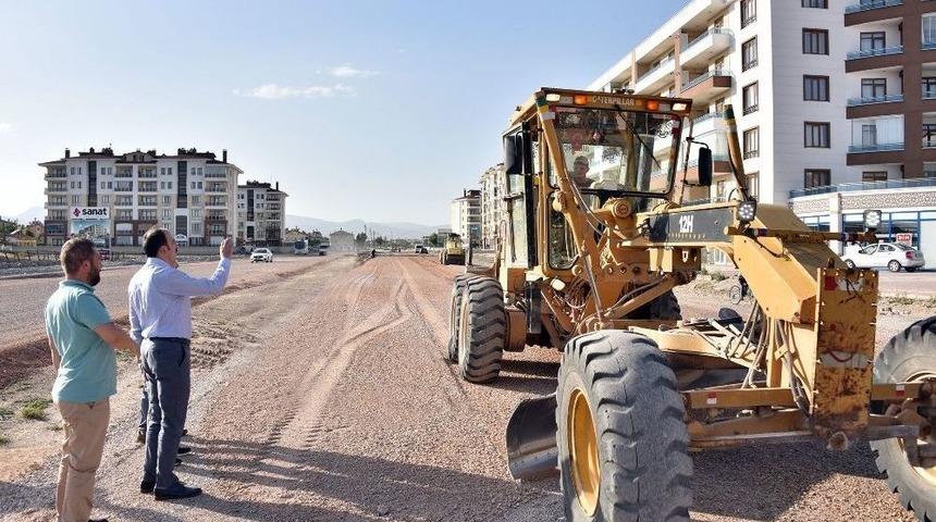 Başkan Altay Gazze Caddesindeki &Ccedil;alışmaları İnceledi