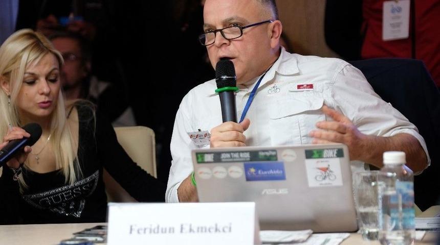 Enver&ccedil;evko Kış Bisikleti Kongresine Katıldı