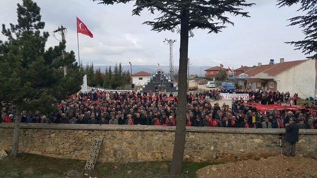 Pazaryeri Halkından Afrin’e Destek Yürüyüşü