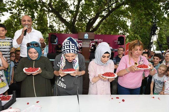 Cumalıkızık Ahududu Festivali Yıldırım’a Renk Kattı