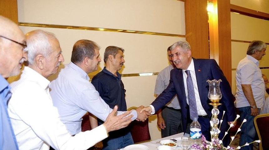 Polat Muhtarlarla Bir Araya Geldi