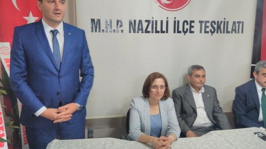 Mhp Nazilli&rsquo;nin Yeni Y&ouml;netimi Tanıtıldı