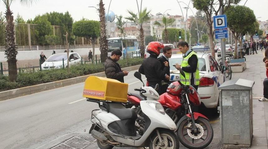 Manavgat’ta Motosiklet Denetimi