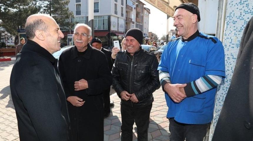 Vali &Ccedil;ift&ccedil;i, L&uuml;leburgaz Beldelerinde Vatandaşlarla Buluştu