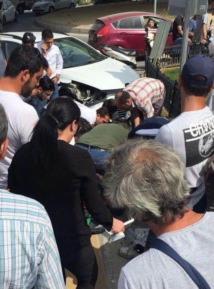 Kuşadası’nda Trafik Kazası, 1 Yaralı G2