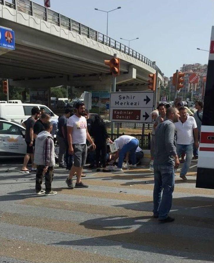 Kuşadası’nda Trafik Kazası, 1 Yaralı G5