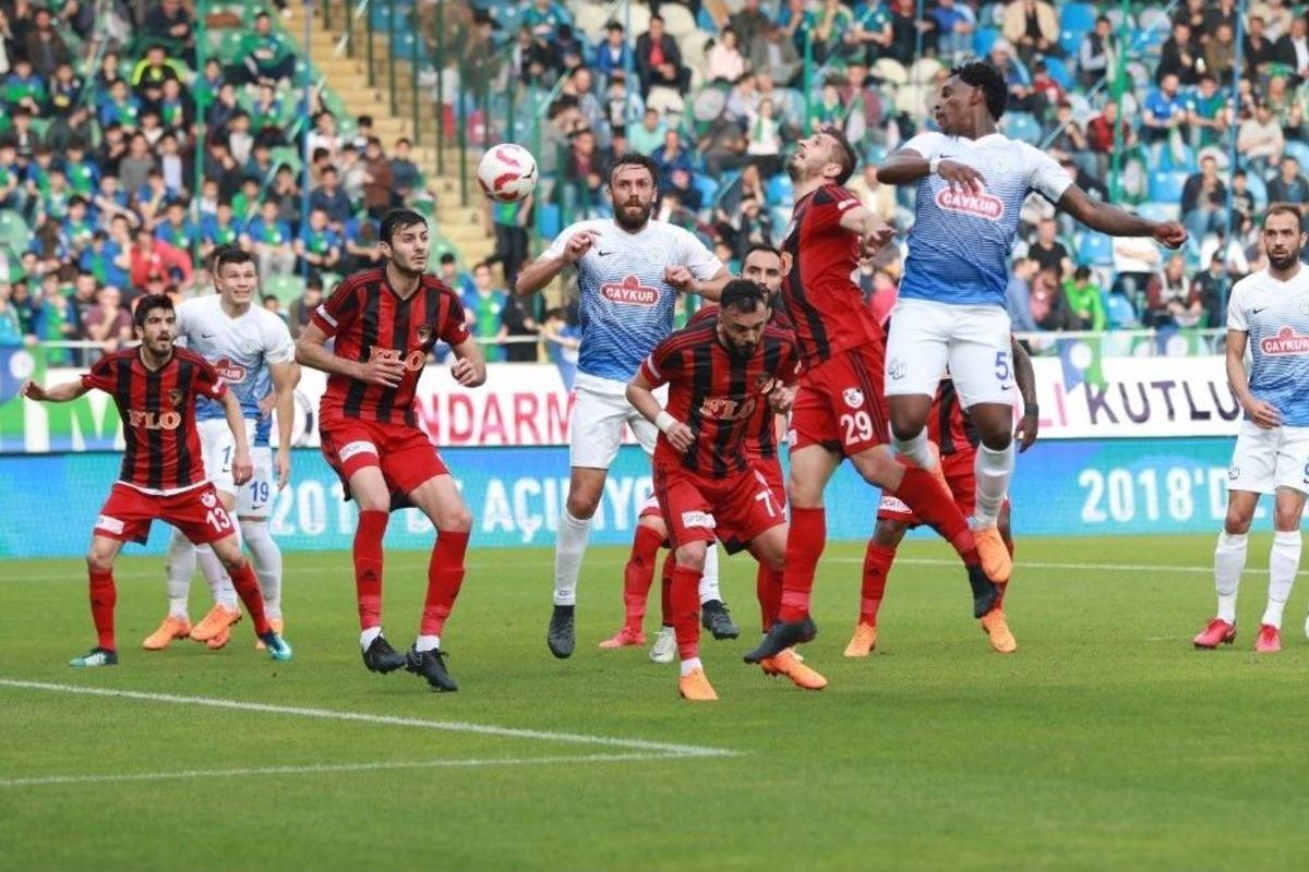 Spor Toto 1. Lig: &Ccedil;aykur Rizespor: 4 - Gazişehir Gaziantep: 2