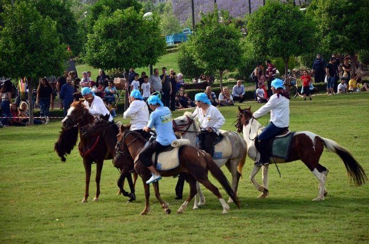 Yörük Türkmenler Adana’da Cirit Attı, Gökbörü Oynadı G2