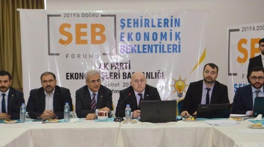 Batman&rsquo;da Şehirlerin Ekonomik Beklentileri Formu Toplantısı Yapıldı