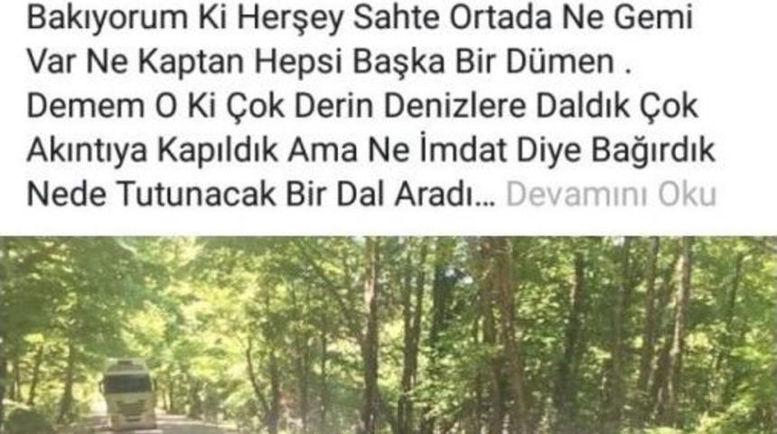 Suda Kaybolan Tur Rehberi: "demem O Ki &Ccedil;ok Derin Denizlere Daldık"