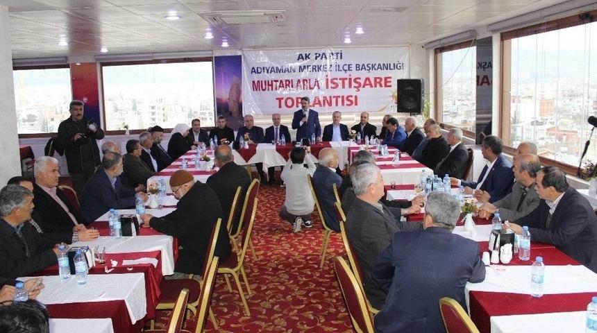 Ak Parti Muhtarlarla İstişare Toplantısı Yaptı