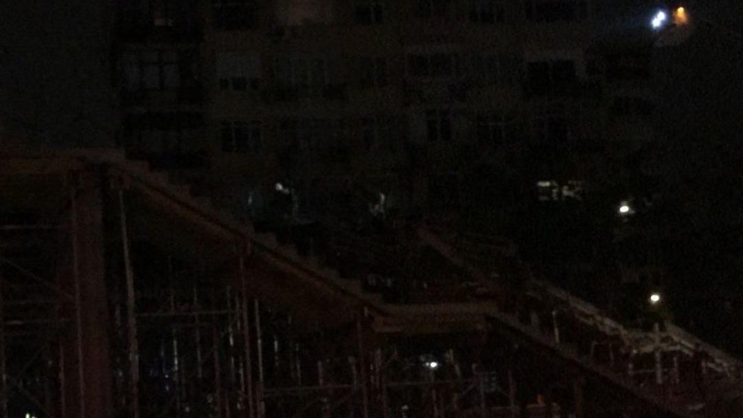 Hızlı Tren İnşaatı Alev Alev Yandı