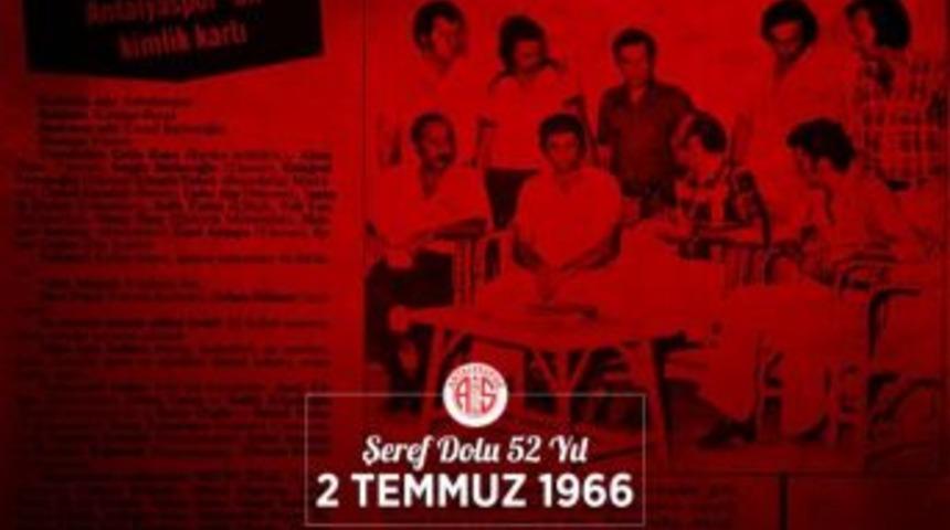 Antalyaspor 52 Yaşında