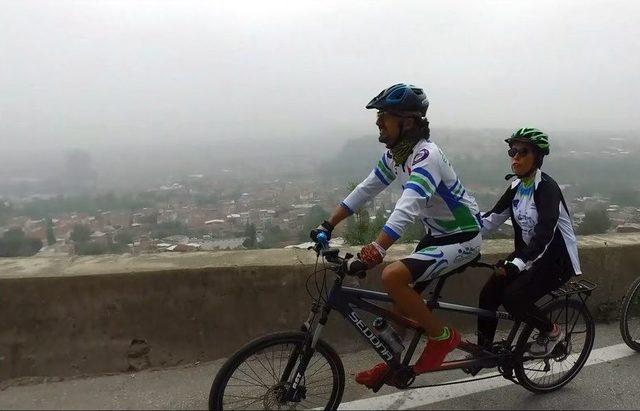 Görmeden Uludağ’a Pedalladılar