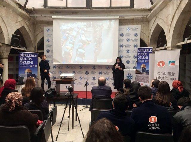 Öğrenciler Şiirlerle Kudüs’ü Anlattı 1