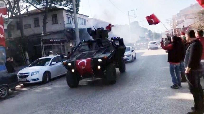 Foça’dan Afrin’e Dualarla Uğurlandılar