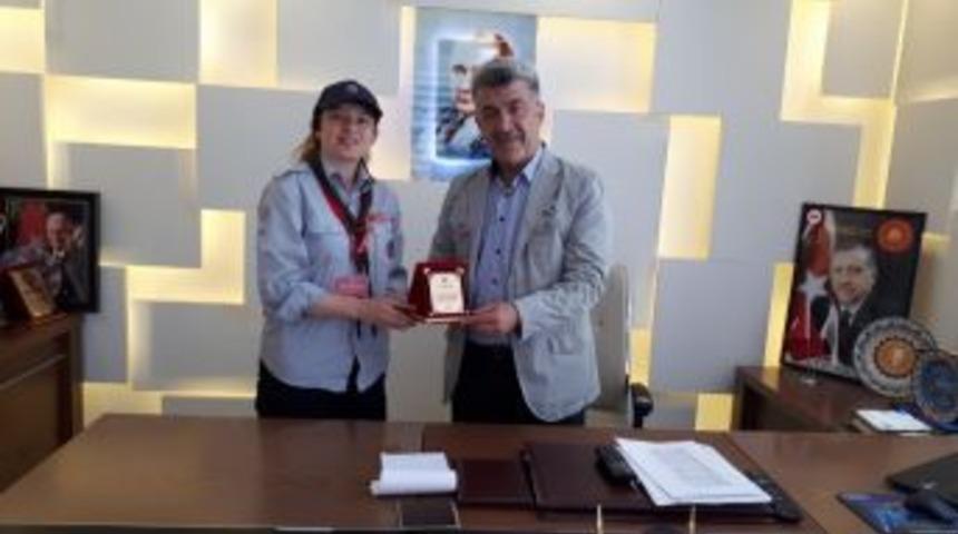 Yığılcalı İzcilerden Başkan Yiğit&rsquo;e Teşekk&uuml;r