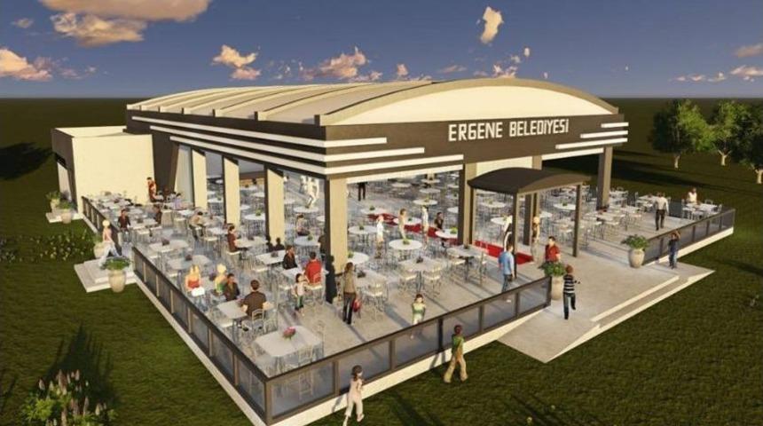 Ergene&rsquo;de D&uuml;ğ&uuml;n Salonları İnşaatı