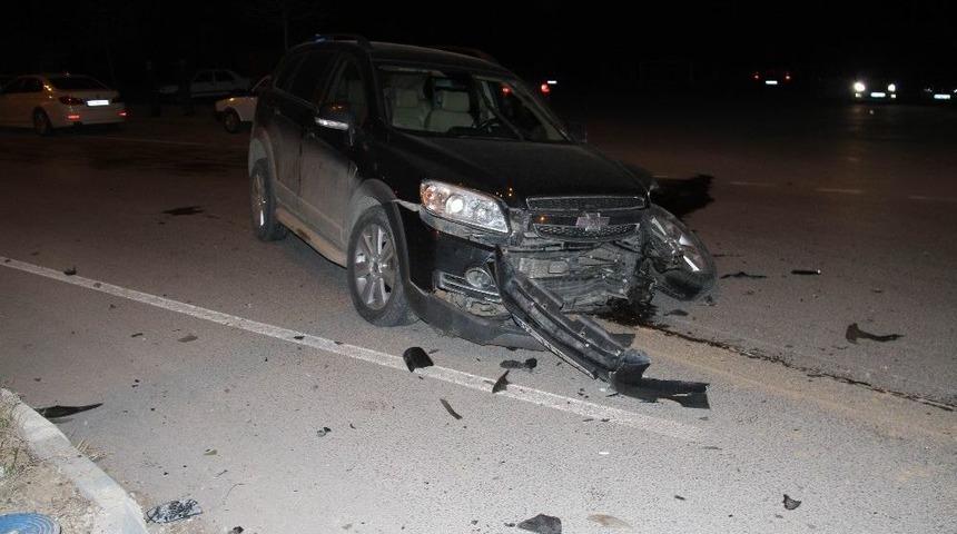 Cip İle Otomobilin &Ccedil;arpıştığı Kaza G&uuml;venlik Kamerasında