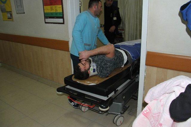 Cip İle Otomobilin &Ccedil;arpıştığı Kaza G&uuml;venlik Kamerasında 2