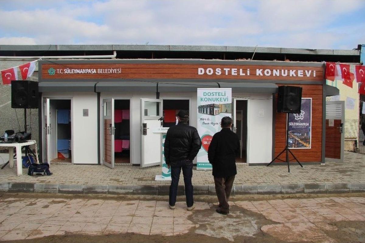 Tekirdağ&rsquo;da Kimsesiz Vatandaşların Konaklayacakları &rsquo;dosteli Konukevi&rsquo; A&ccedil;ıldı