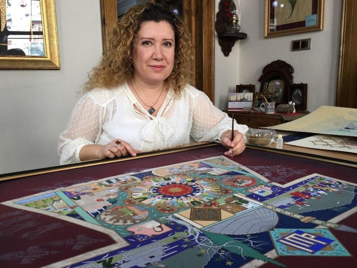 15 Temmuz&rsquo;un İşlendiği Minyat&uuml;rler Cumhurbaşkanlığı K&uuml;lliyesinde