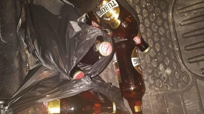 Otomobilde Ka&ccedil;ak Alkol Satışı Yapan Şahsa 21 Bin Lira Ceza