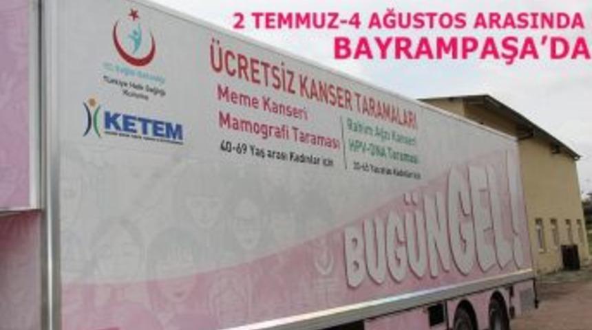 Kanser Tarama Tırı Bayrampaşa&rsquo;da