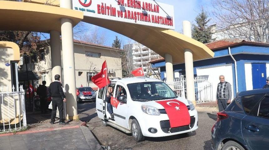 &Ouml;zel G&uuml;venlik G&ouml;revlilerinden Afrin&rsquo;e Destek Konvoyu