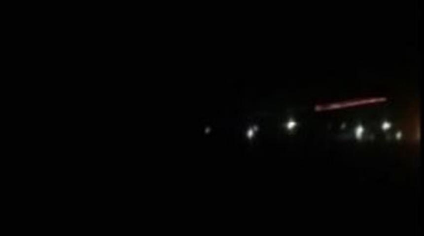 Telabyad&rsquo;daki Ter&ouml;ristlerin Gece Boyu A&ccedil;tığı Taciz Ateşi Kamerada