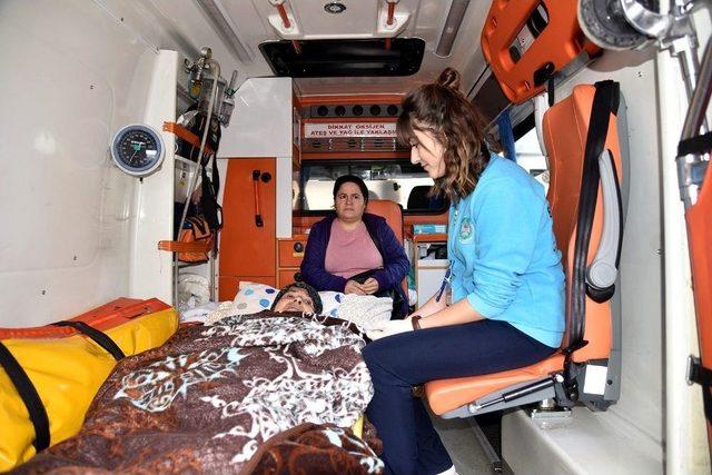 Manisa Büyükşehir’den Tam Donanımlı Ambulansla Nakil Hizmeti
