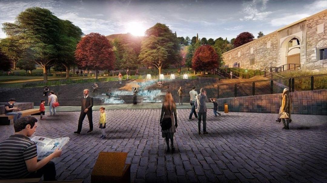 Ulucami &Ccedil;evresi Bambaşka Bir G&ouml;r&uuml;n&uuml;me Kavuşuyor