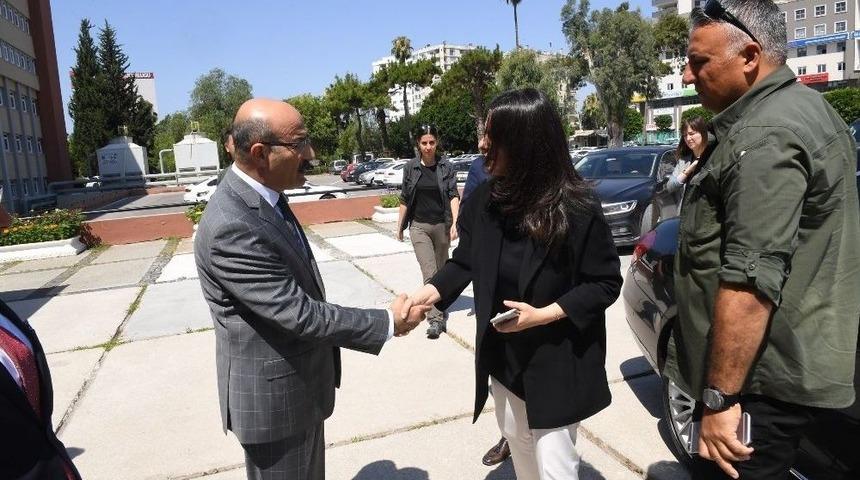 &Ccedil;alışma Ve Sosyal G&uuml;venlik Bakanı Sarıeroğlu&rsquo;ndan Vali Demirtaş&rsquo;a Ziyaret