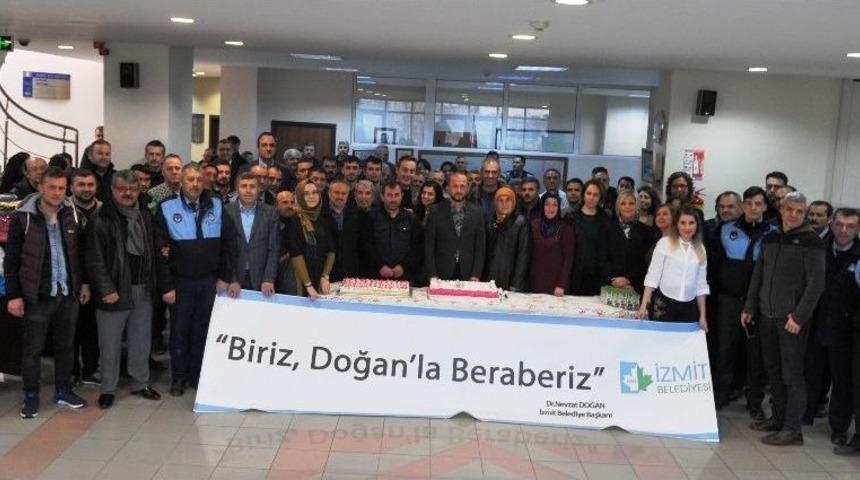 İzmit Belediyesinde 287 Personelin Doğum G&uuml;n&uuml; Kutlandı