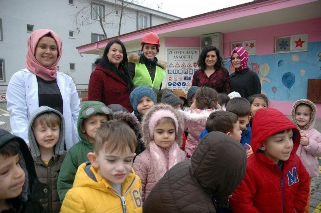 214 Minik &Ouml;ğrenci Yangına Karşı Eğitildi