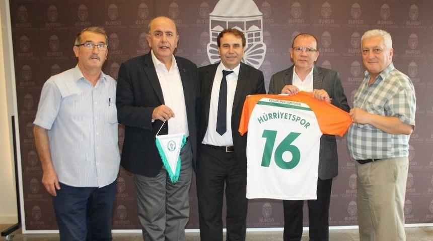 H&uuml;rriyetspor Y&ouml;netiminden Ticaret Borsa&rsquo;sına Ziyaret