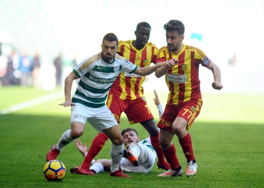 Spor Toto S&uuml;per Lig: Bursaspor: - Evkur Yeni Malatyaspor: (ilk Yarı)