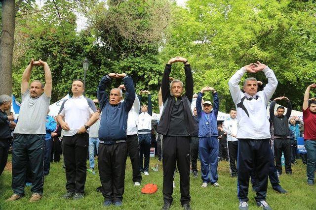 Belediye Başkanı Tahmazoğlu, Sağlık İçin Yürüdü