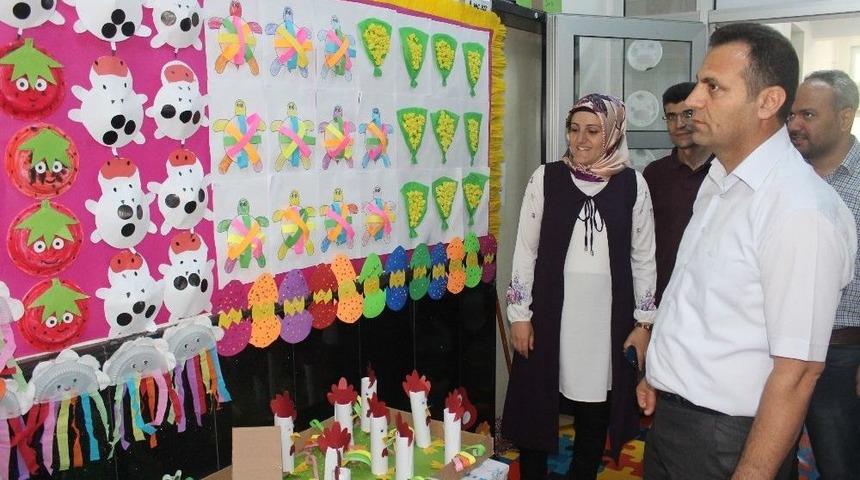 Kahta Tpao Atat&uuml;rk İlkokulunda Resim Sergisi