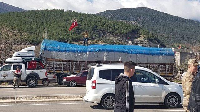 Osmaniyelilerden Zeytin Dalı Harekatı’na Konvoylu Destek