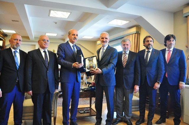 Bakan Numan Kurtulmuş İto’yu Ziyaret Etti