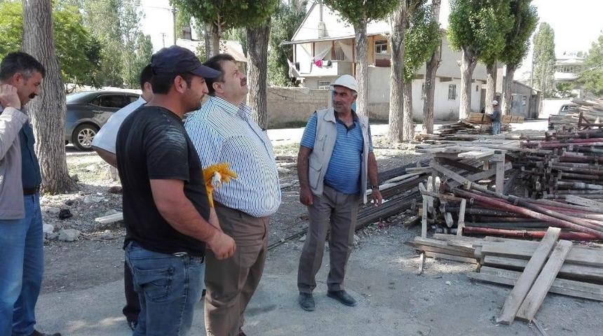 Ağrı Milli Eğitim M&uuml;d&uuml;r&uuml; Turan, İnşaatları Denetledi