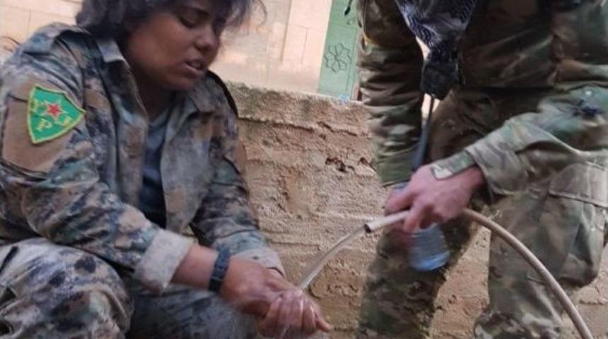 &Ouml;so Askeri Esir Aldığı Ypg&rsquo;li Ter&ouml;riste Su Verdi