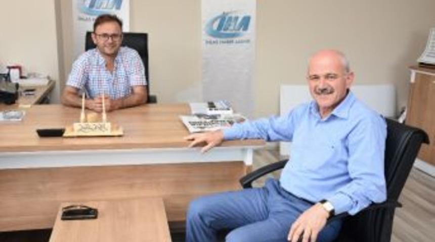 Mehmet Uzun’dan, İha Bölge Müdürü Yasin Erdem’e Ziyaret