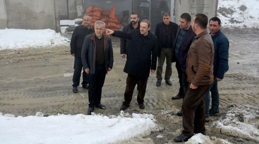 Başkan Epcim İ&ccedil;me Suyu &Ccedil;alışmalarını Denetledi