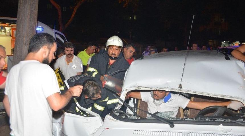 Alkoll&uuml; S&uuml;r&uuml;c&uuml; Takla Attı: 1 Ağır Yaralı