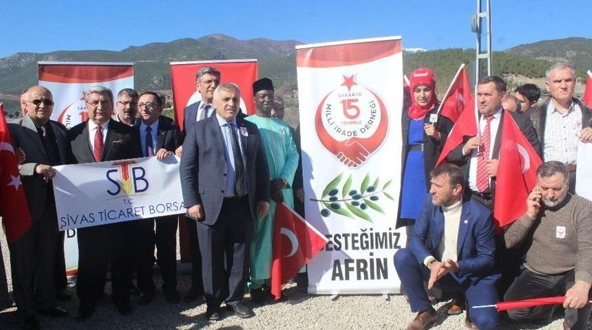 Stk&rsquo;lardan Zeytin Dalı Harekatı&rsquo;na Destek S&uuml;r&uuml;yor