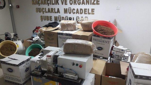 &Ccedil;orum&rsquo;da 29 Bin 400 Adet Makaron Sigara Ele Ge&ccedil;irildi 1